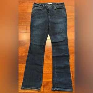 LOFT dark colored jeans